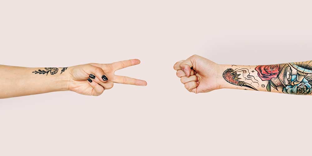 Double hand